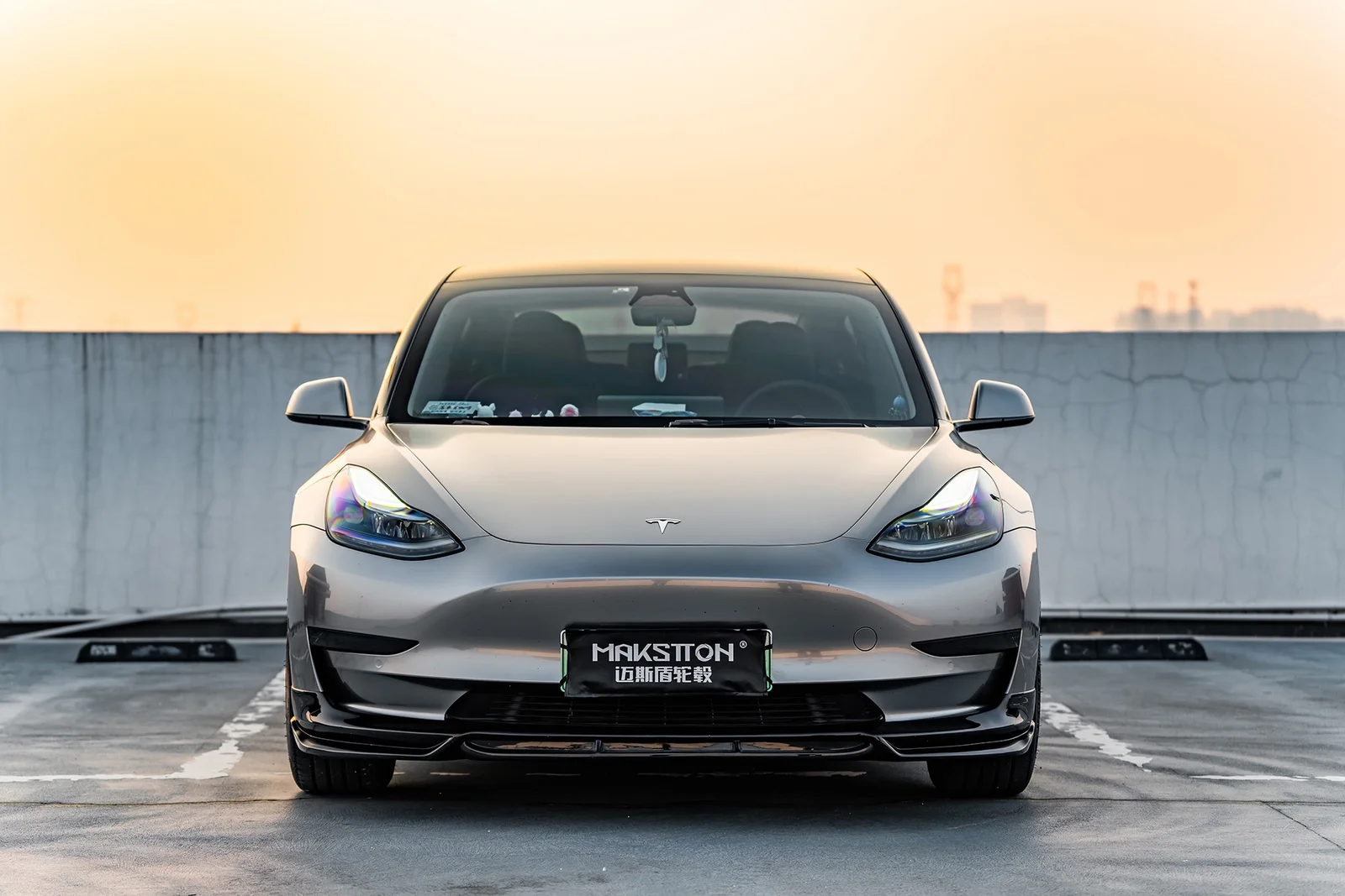特斯拉Model3 · FF FK07 轮毂装车实拍，第2张
