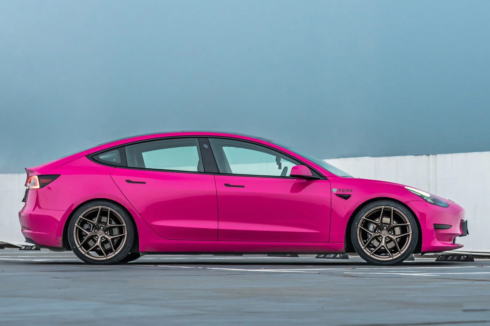 特斯拉Model3 · FF FK07 轮毂装车实拍，第1张