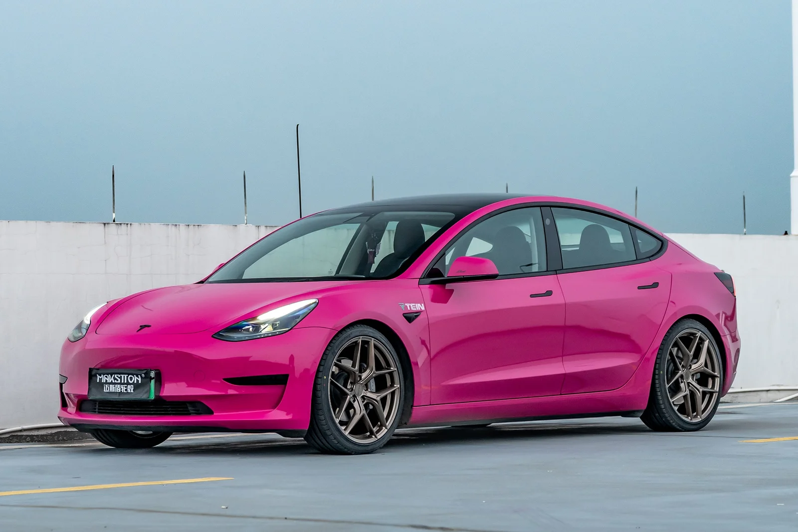 特斯拉Model3 · FF FK07 轮毂装车实拍，第2张