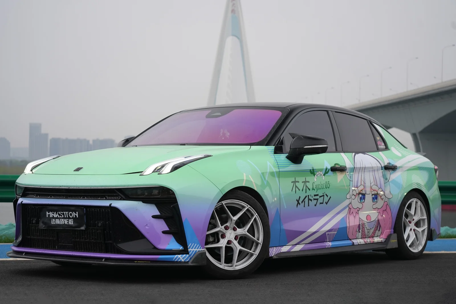 领克03 · FF FK07 轮毂装车实拍，第1张