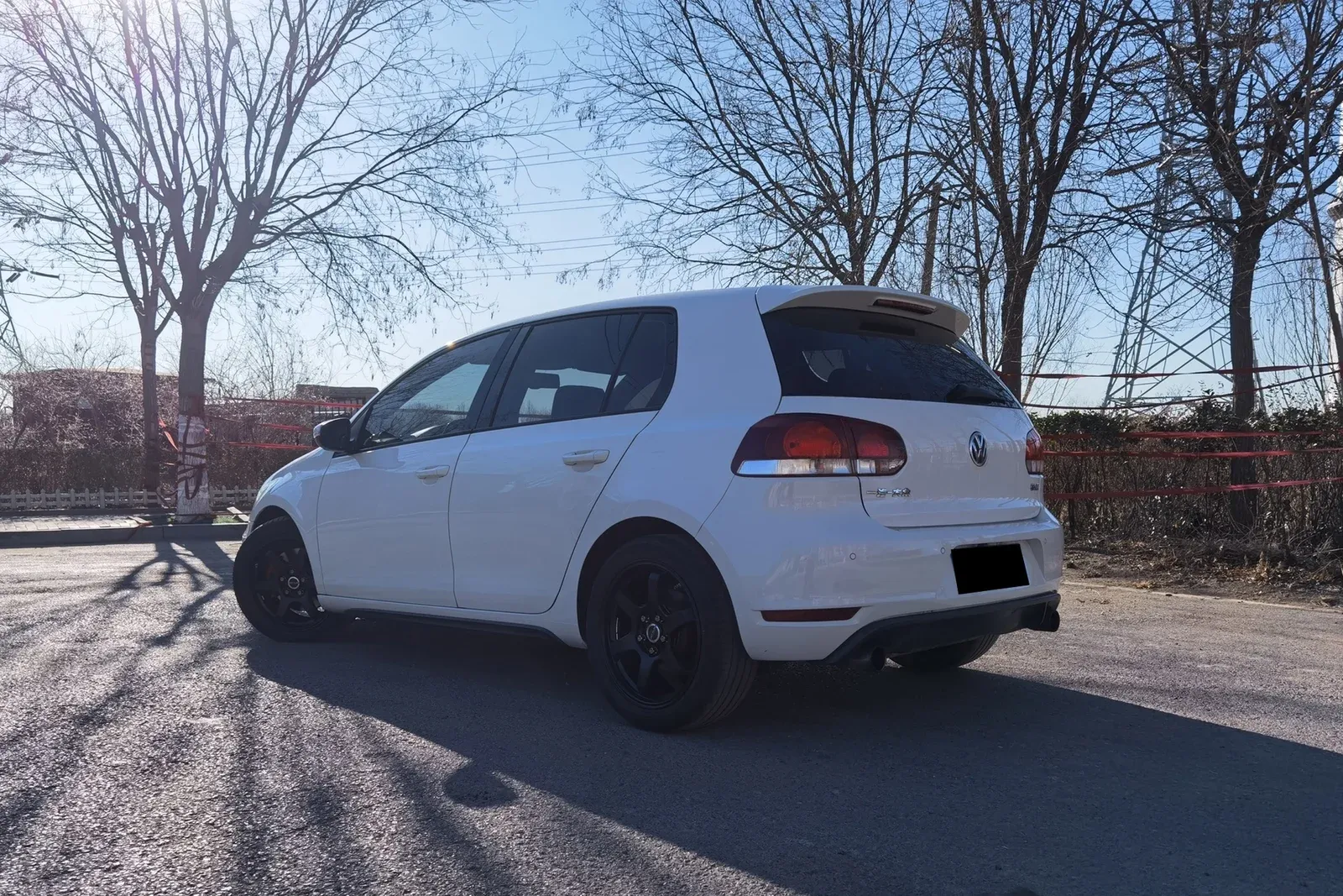 大众高尔夫六代GTI · FF 010 轮毂装车实拍，第3张