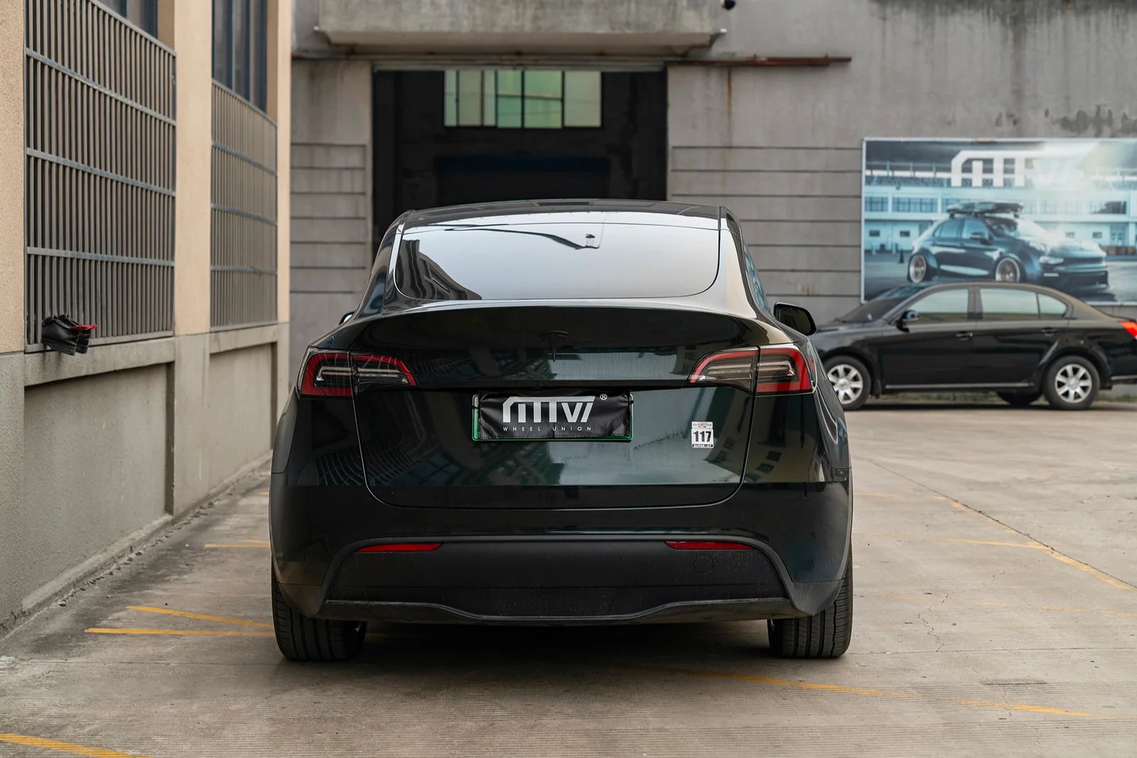 特斯拉ModelY · FF FK07 轮毂装车实拍，第3张