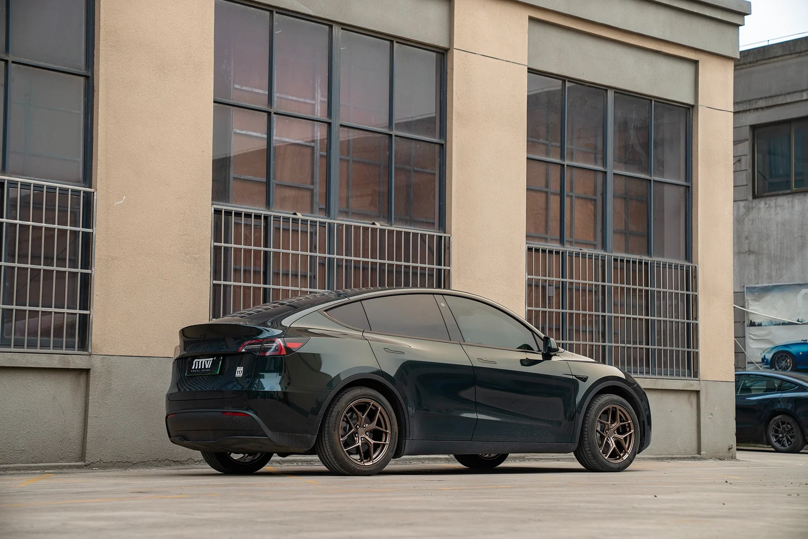 特斯拉ModelY · FF FK07 轮毂装车实拍，第4张