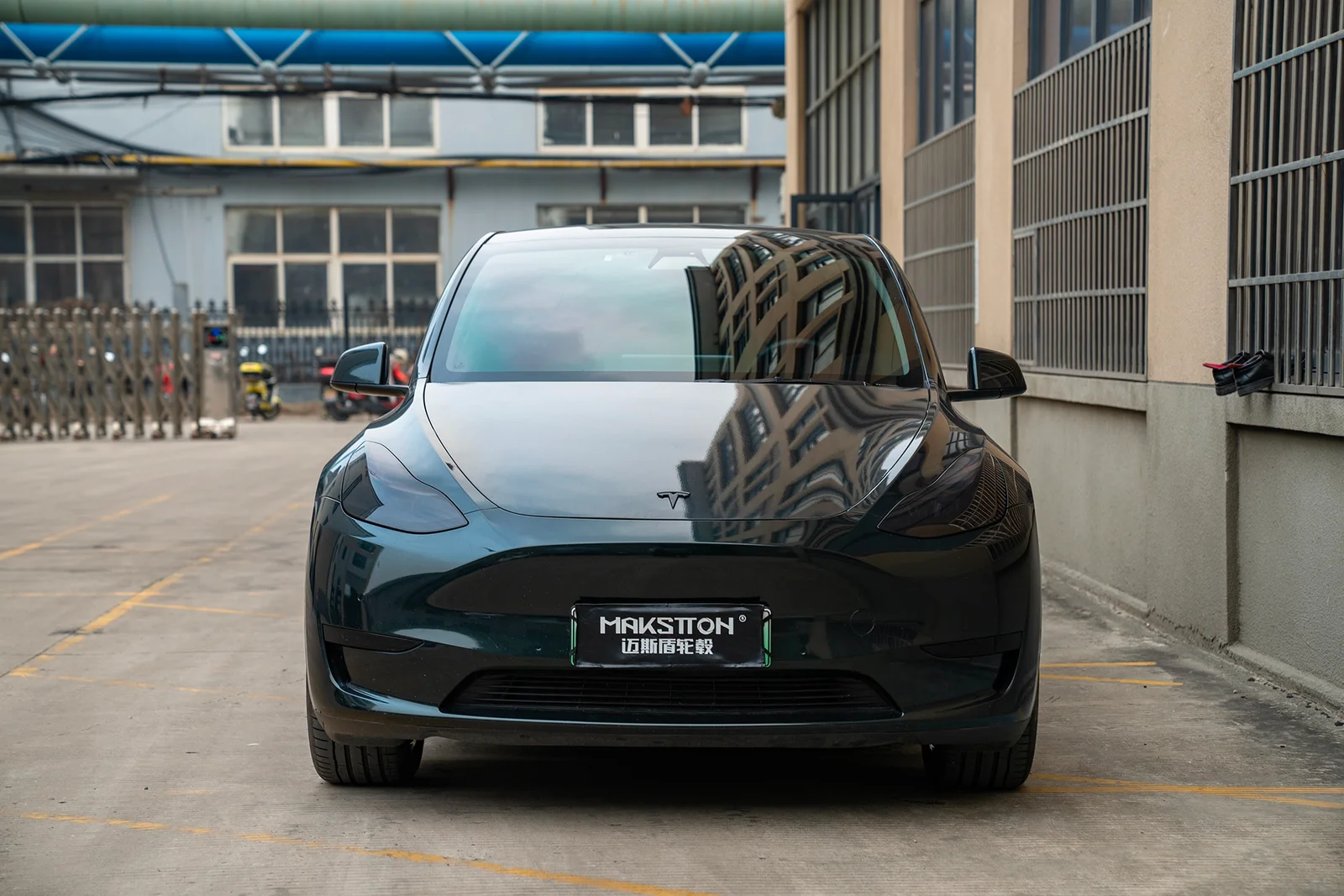 特斯拉ModelY · FF FK07 轮毂装车实拍，第5张