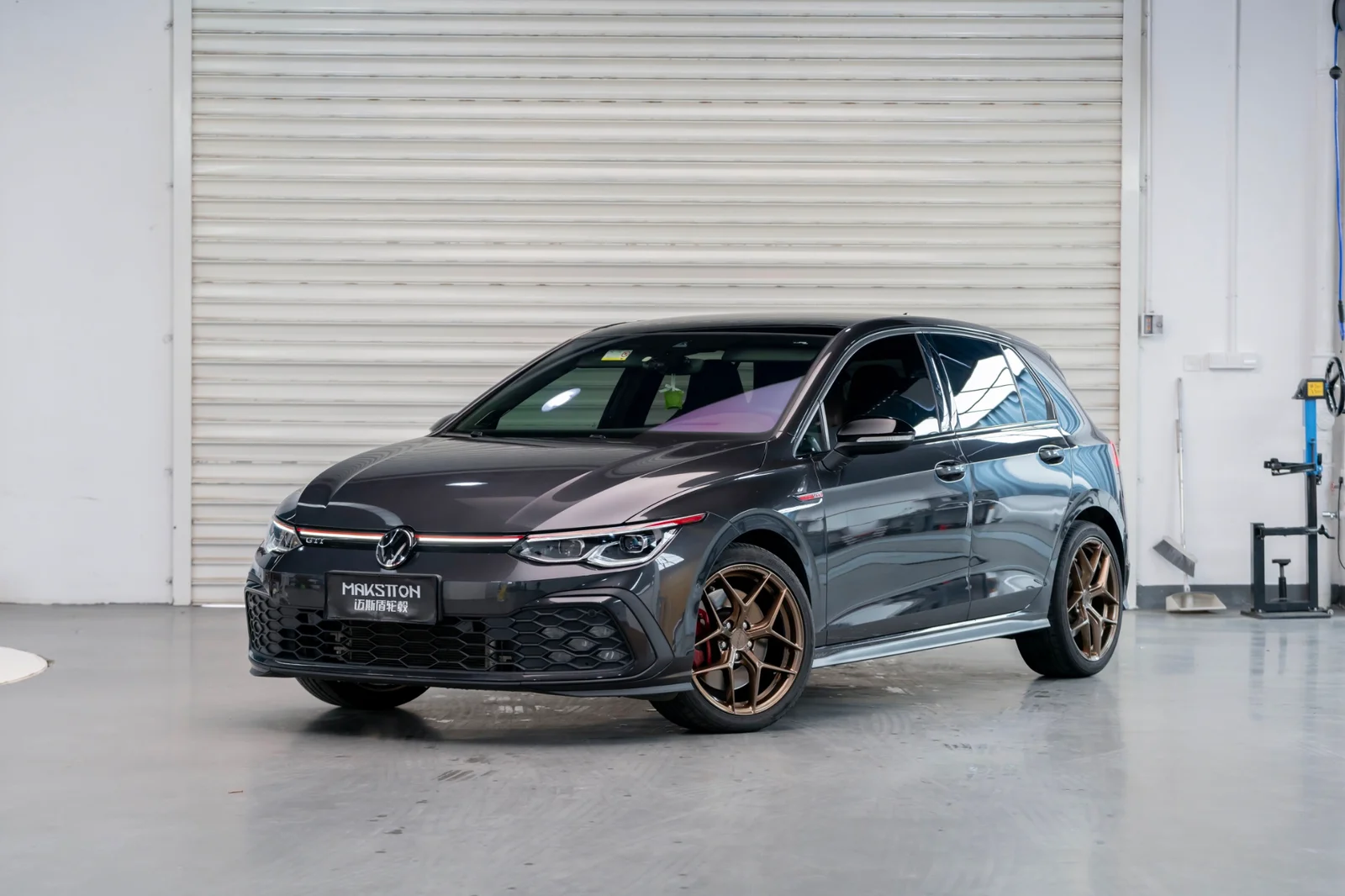 大众高尔夫八代GTI · FF FK07 轮毂装车实拍，第2张