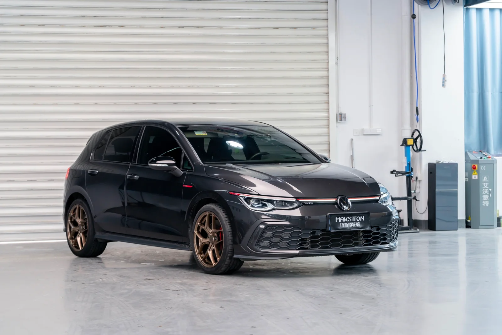 大众高尔夫八代GTI · FF FK07 轮毂装车实拍，第4张