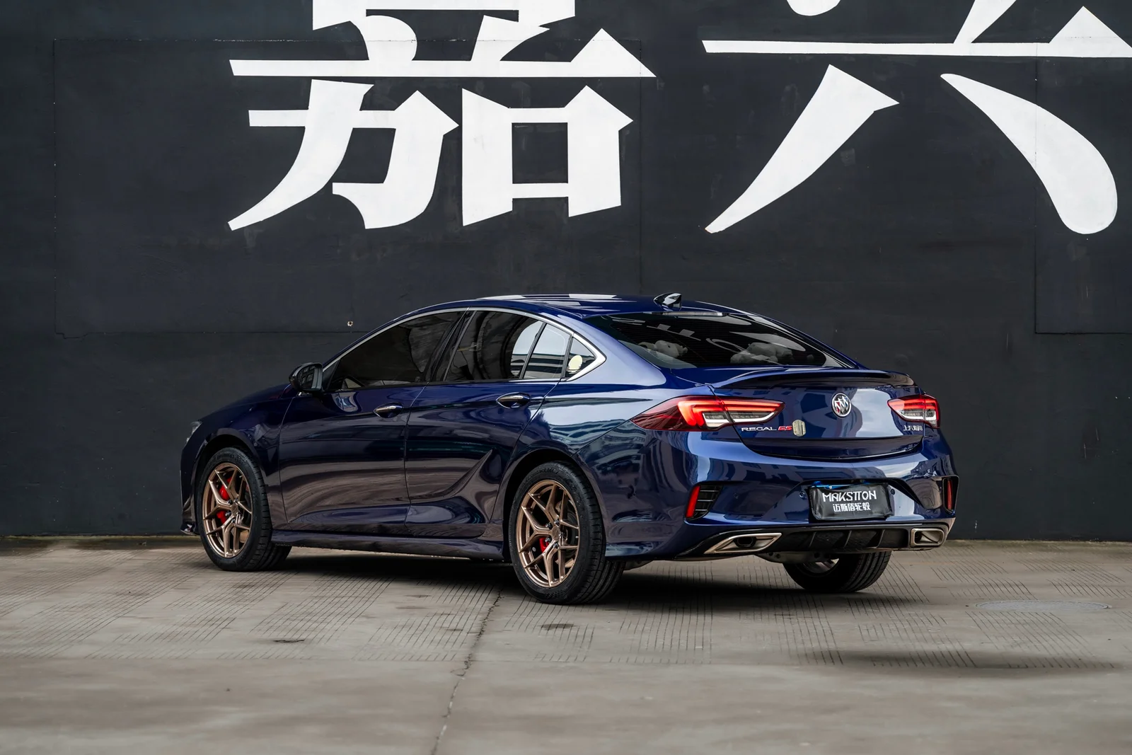 别克君威GS · FF FK07 轮毂装车实拍，第3张