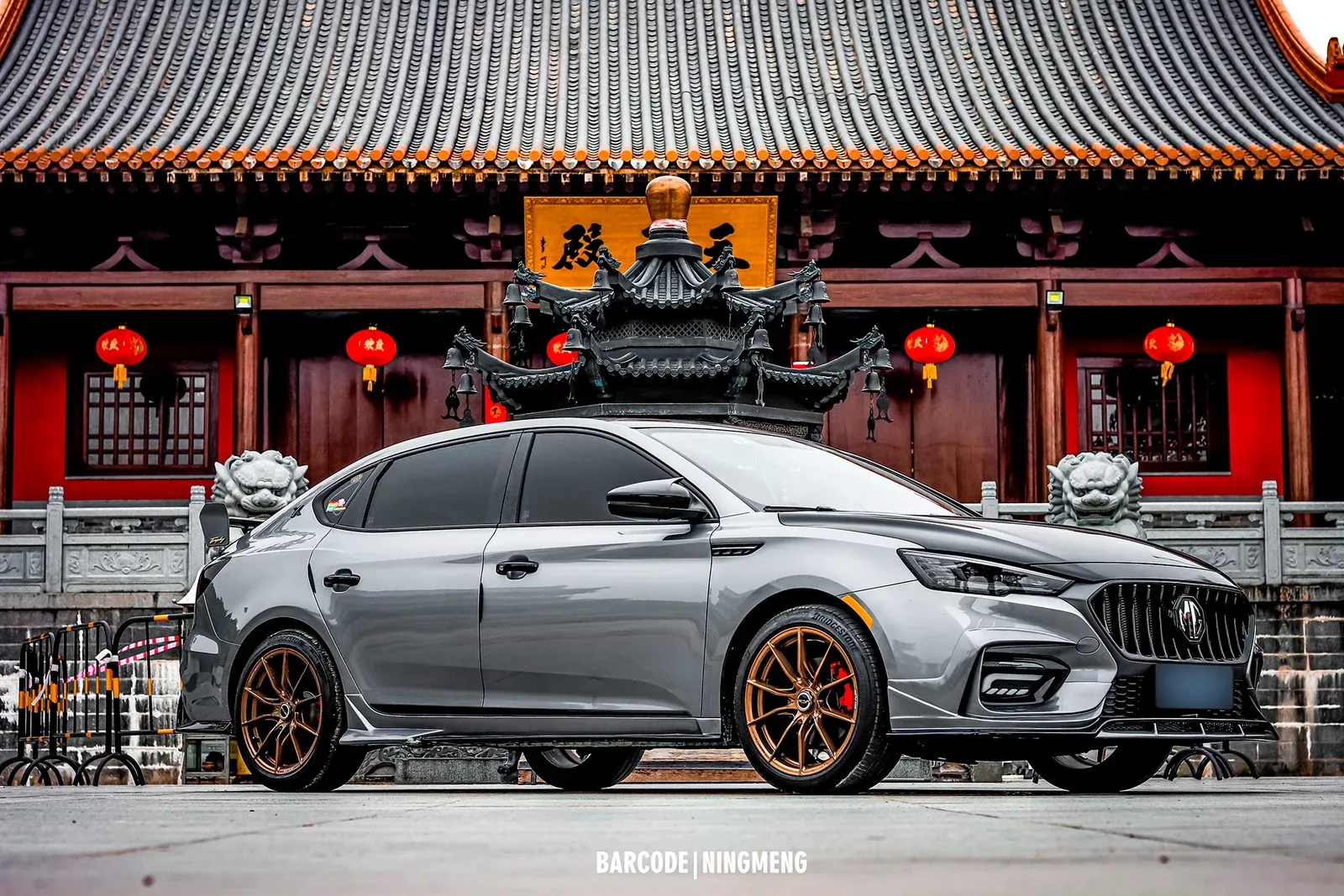 名爵6 · FF 011 轮毂装车实拍，第2张