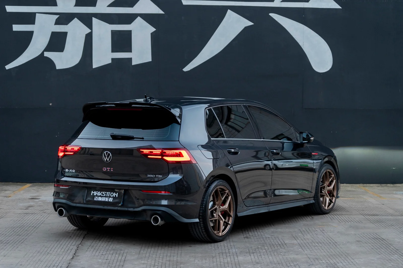 大众高尔夫八代GTI · FF FK07 轮毂装车实拍，第3张