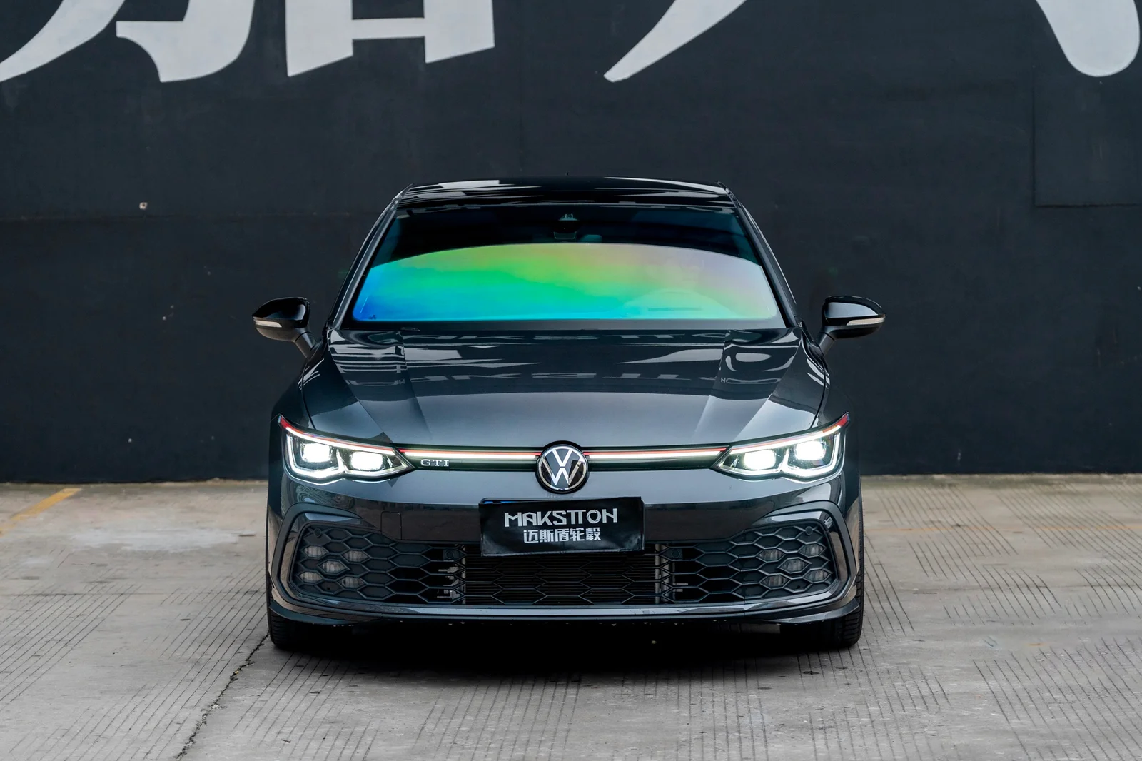 大众高尔夫八代GTI · FF FK07 轮毂装车实拍，第4张