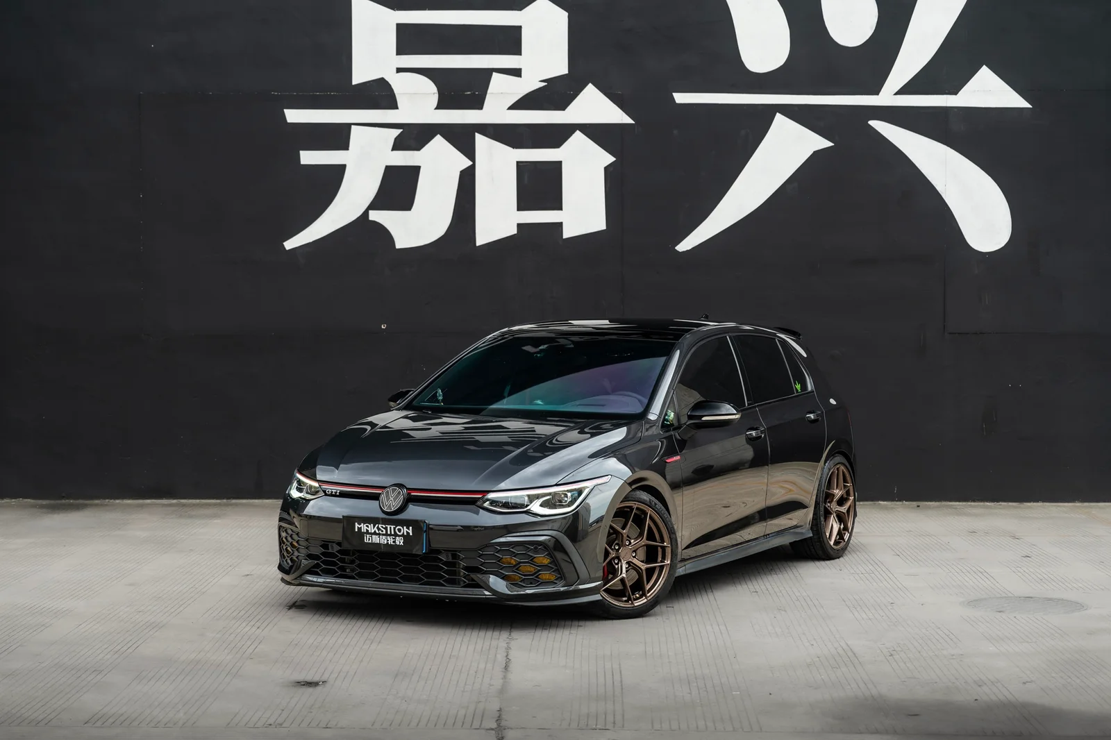 大众高尔夫八代GTI · FF FK07 轮毂装车实拍，第2张