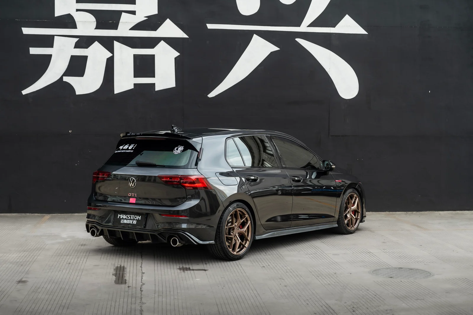 大众高尔夫八代GTI · FF FK07 轮毂装车实拍，第3张