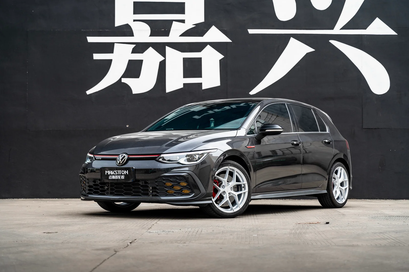 大众高尔夫八代GTI · FF FK07 轮毂装车实拍，第2张