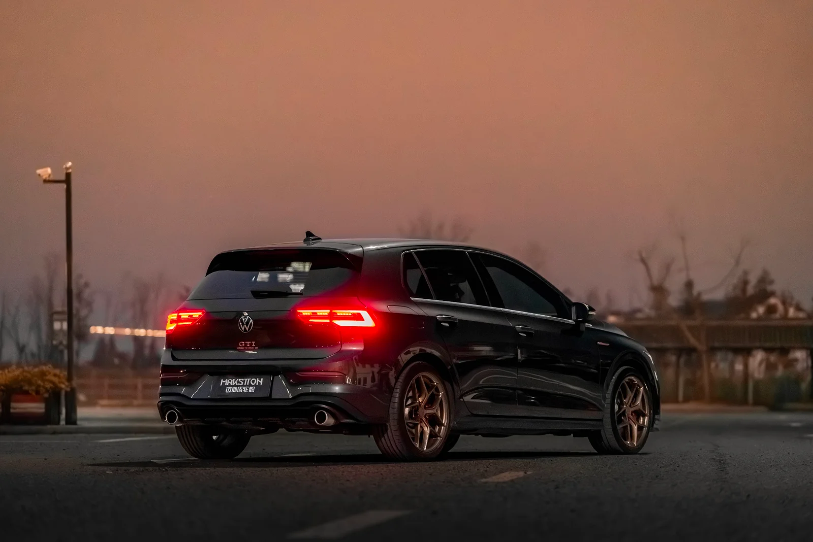 大众高尔夫八代GTI · FF FK07 轮毂装车实拍，第3张