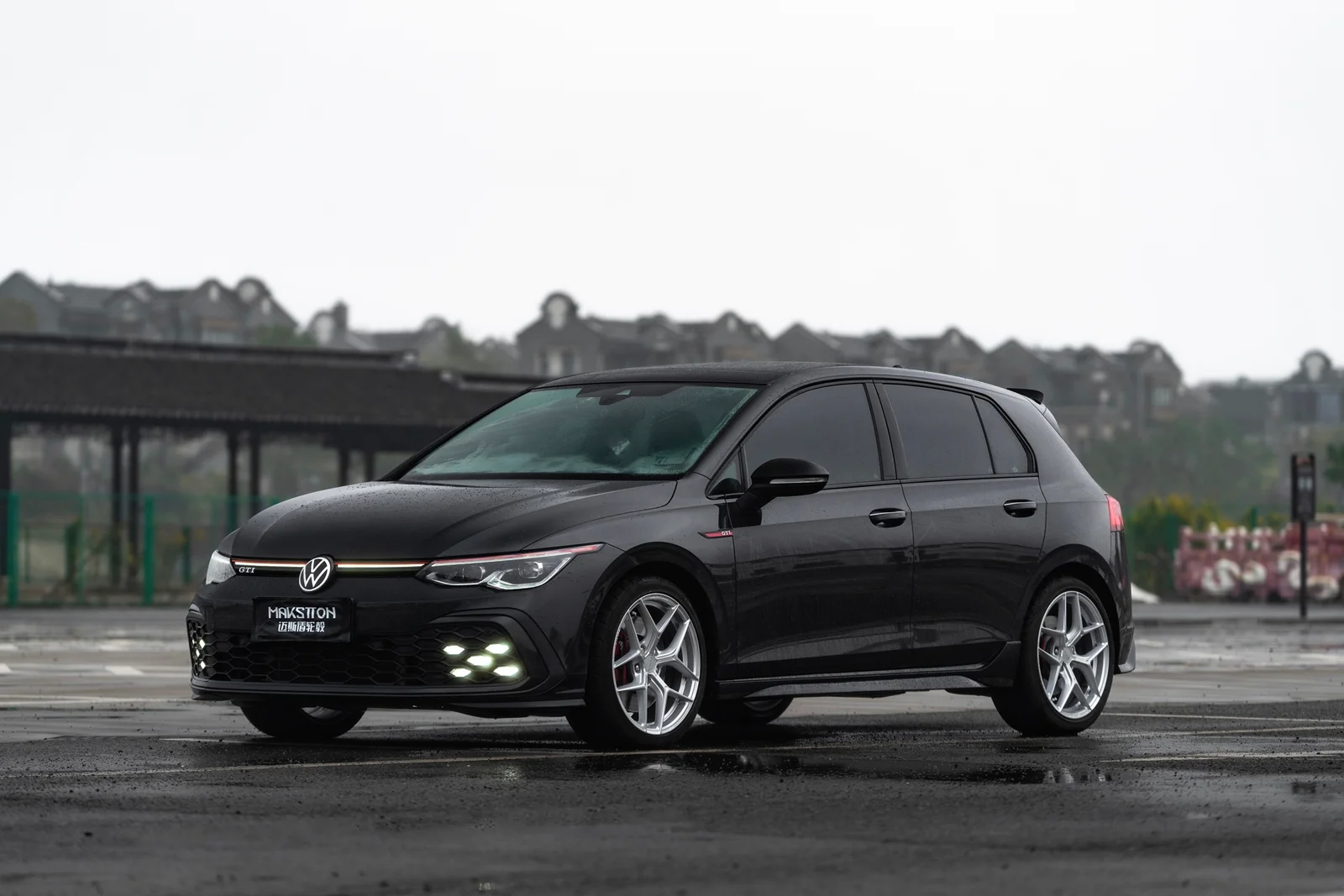 大众高尔夫八代GTI · FF FK07 轮毂装车实拍，第2张