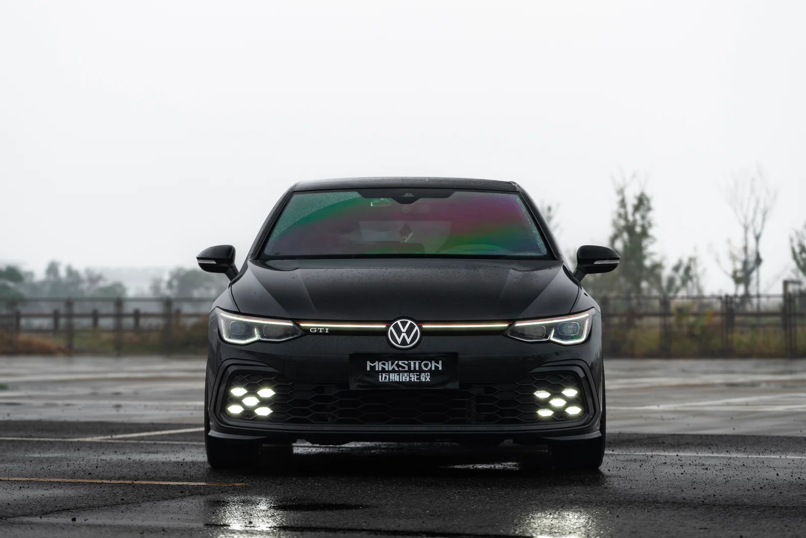 大众高尔夫八代GTI · FF FK07 轮毂装车实拍，第4张
