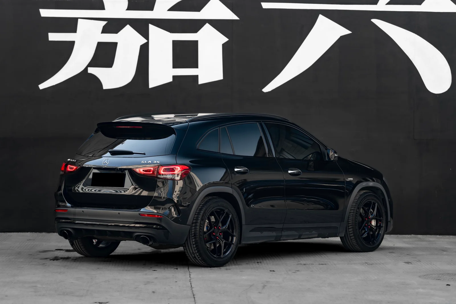 奔驰GLA35AMG · FF FK07 轮毂装车实拍，第3张