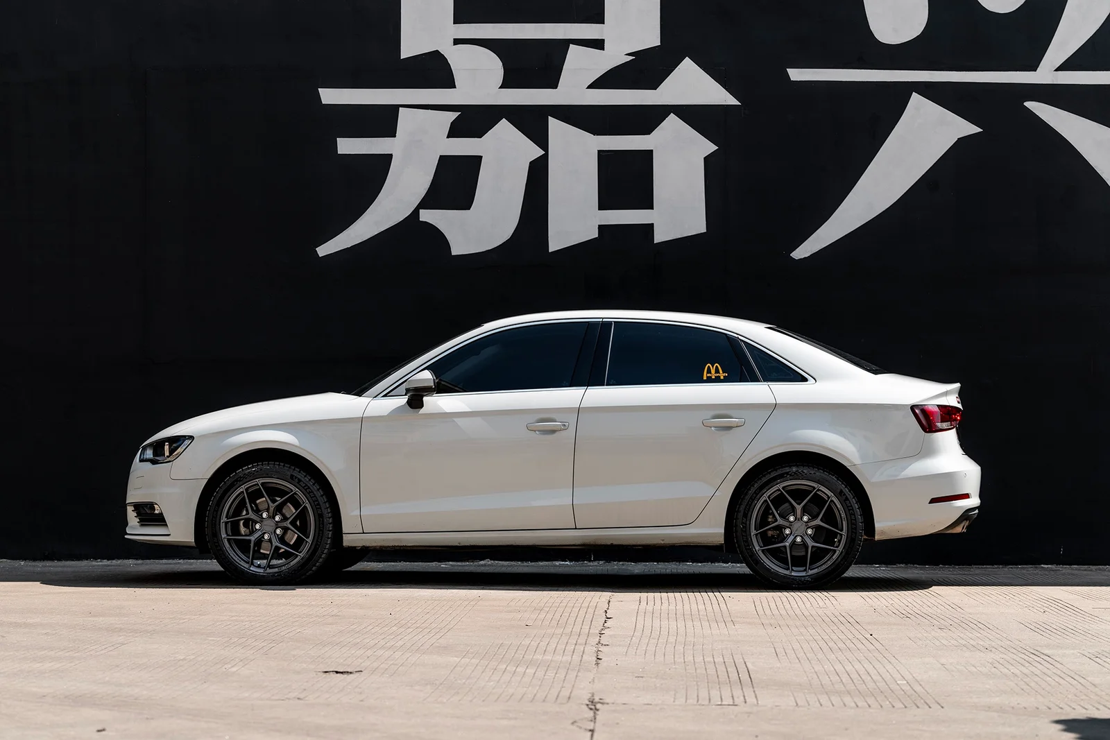奥迪A3改装MAKSTTON FF FK0717寸轮毂实拍图