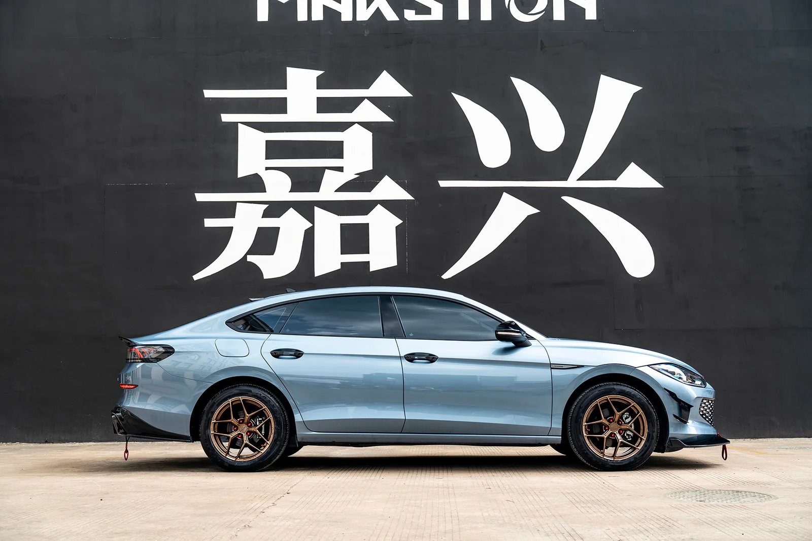 大众凌渡L搭载MAKSTTON FF FK07 17寸轮毂实拍图