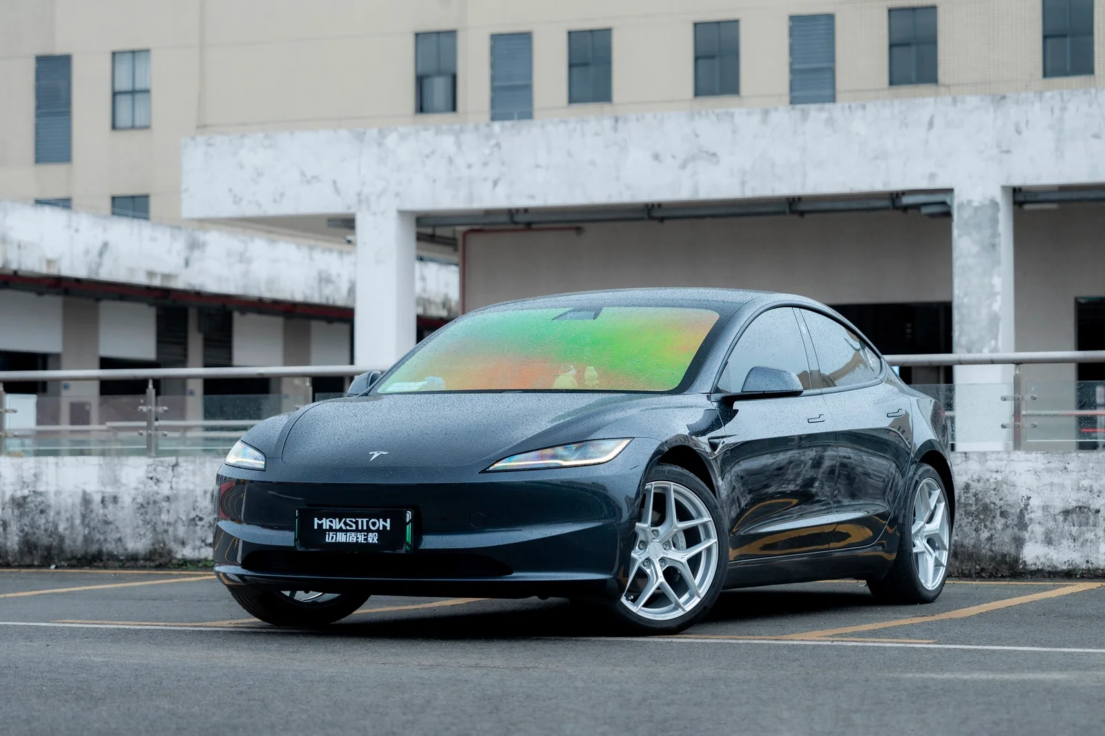 特斯拉Model3焕新版改装MAKSTTON FF FK07T19寸轮毂实拍图（第2张）