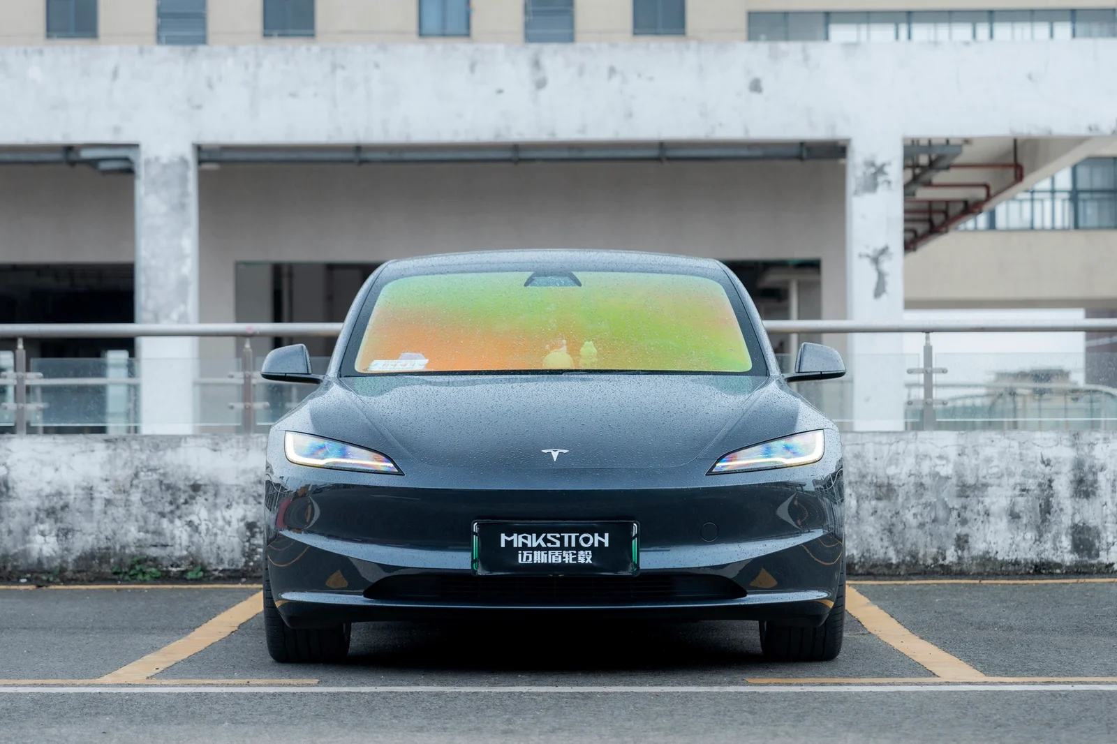 特斯拉Model3焕新版改装MAKSTTON FF FK07T19寸轮毂实拍图（第4张）