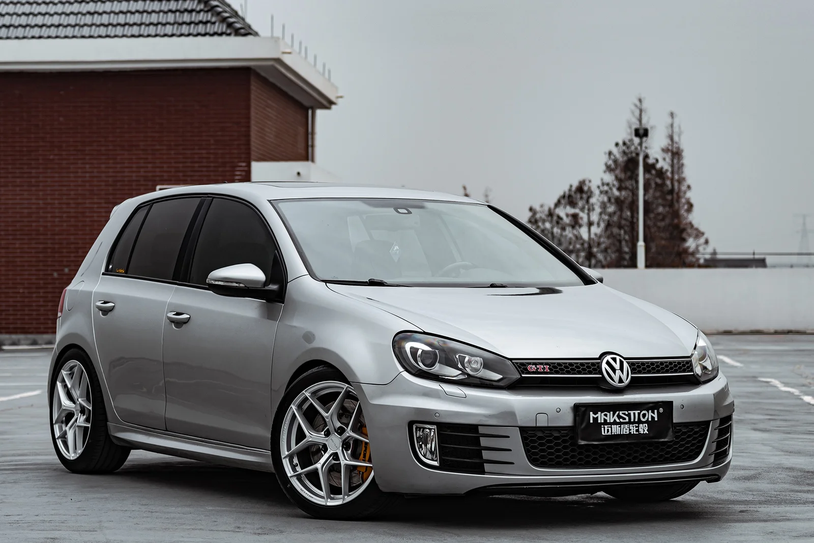 大众高尔夫六代GTI · FF FK07 轮毂装车实拍，第3张