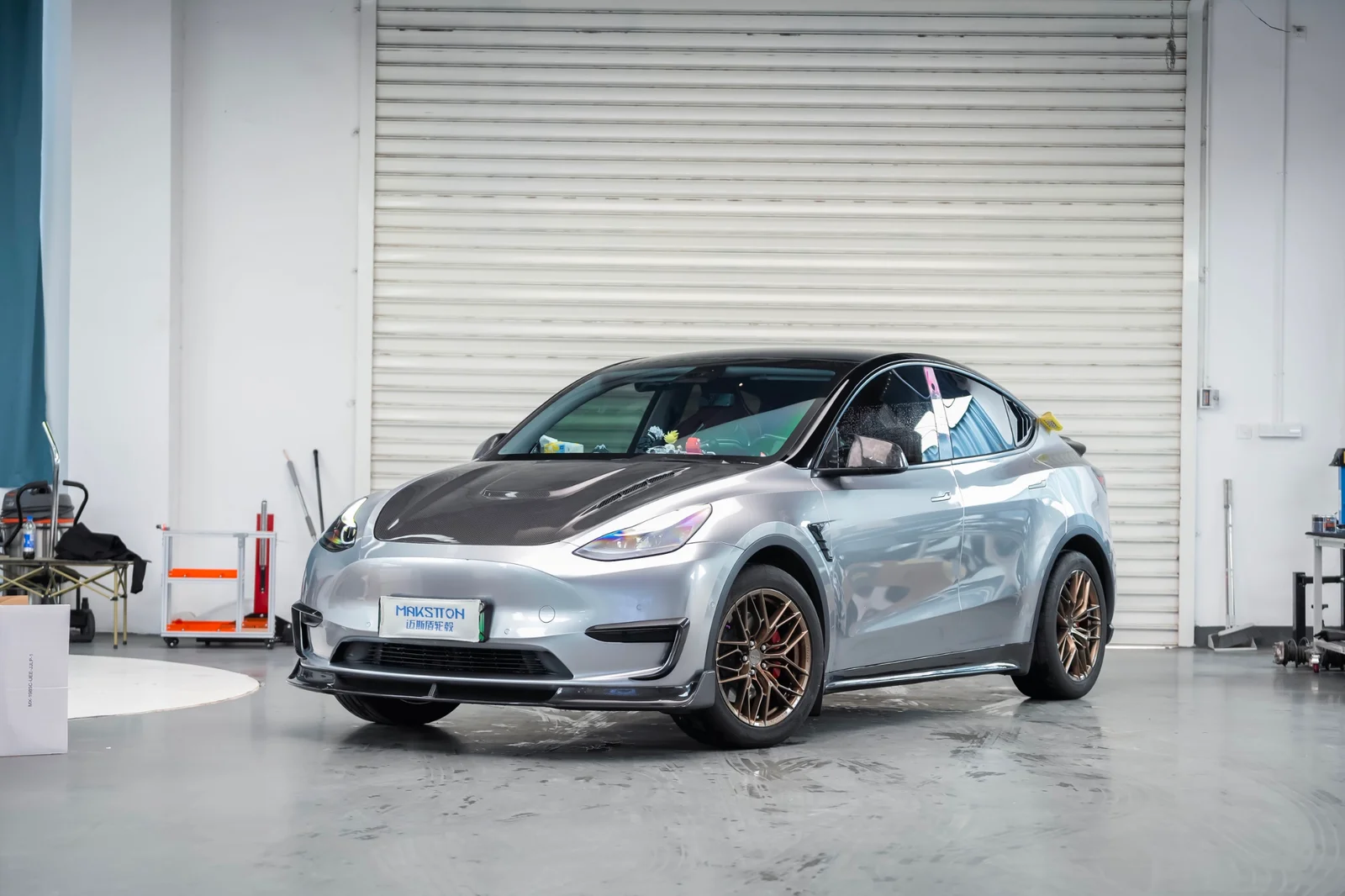 特斯拉ModelY · FF FK08 轮毂装车实拍，第2张