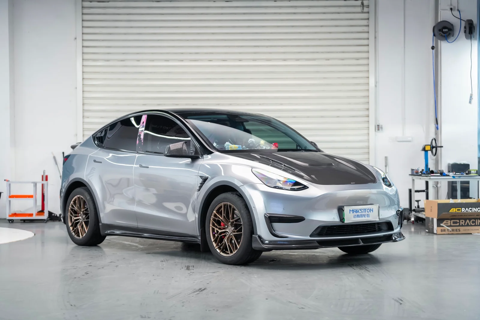 特斯拉ModelY · FF FK08 轮毂装车实拍，第3张