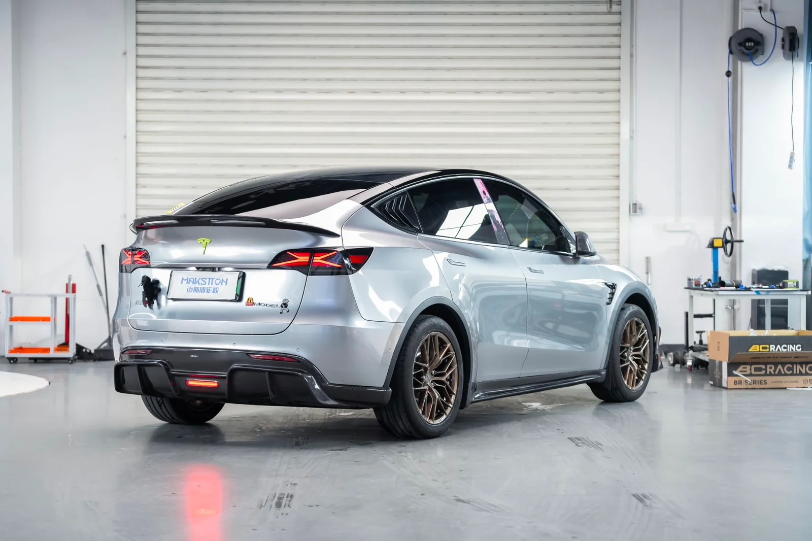 特斯拉ModelY · FF FK08 轮毂装车实拍，第5张