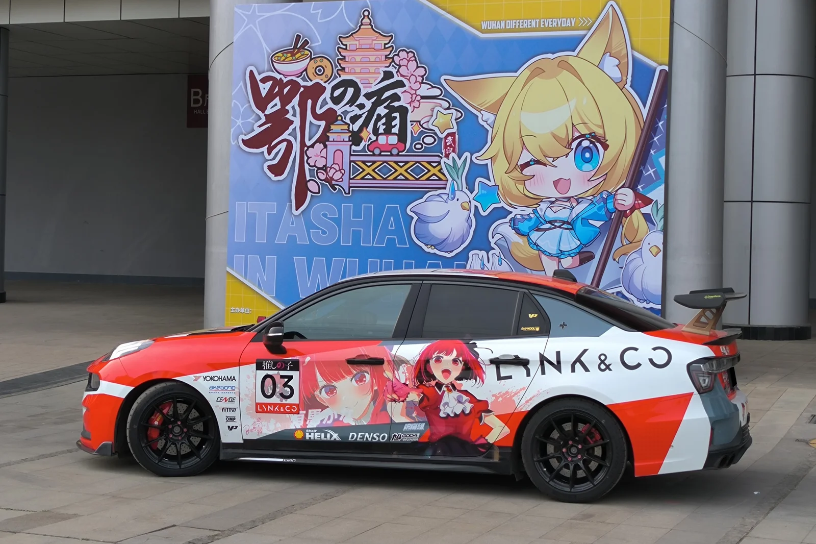 领克03+改装MAKSTTON FF FK7518寸轮毂实拍图
