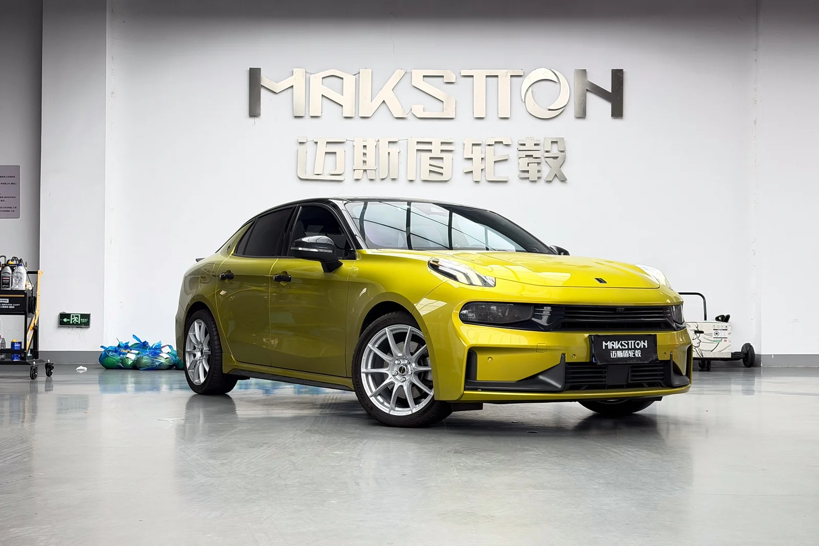 领克03改装MAKSTTON FF FK7518寸轮毂实拍图（第3张）
