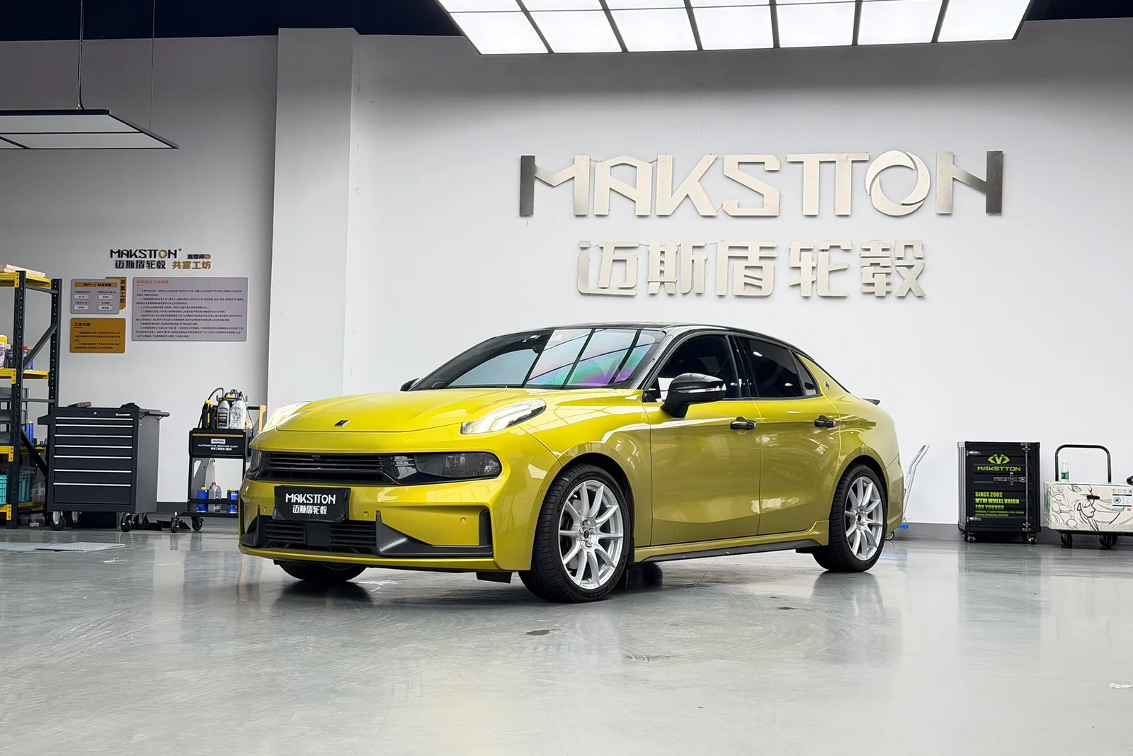 领克03改装MAKSTTON FF FK7518寸轮毂实拍图（第6张）