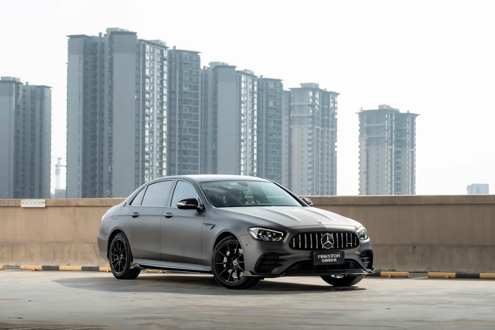 奔驰E300L · FF FK75 轮毂装车实拍，第2张