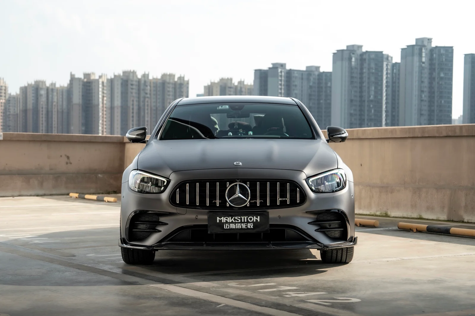奔驰E300L · FF FK75 轮毂装车实拍，第4张