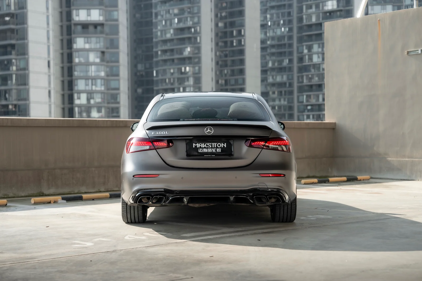 奔驰E300L · FF FK75 轮毂装车实拍，第5张