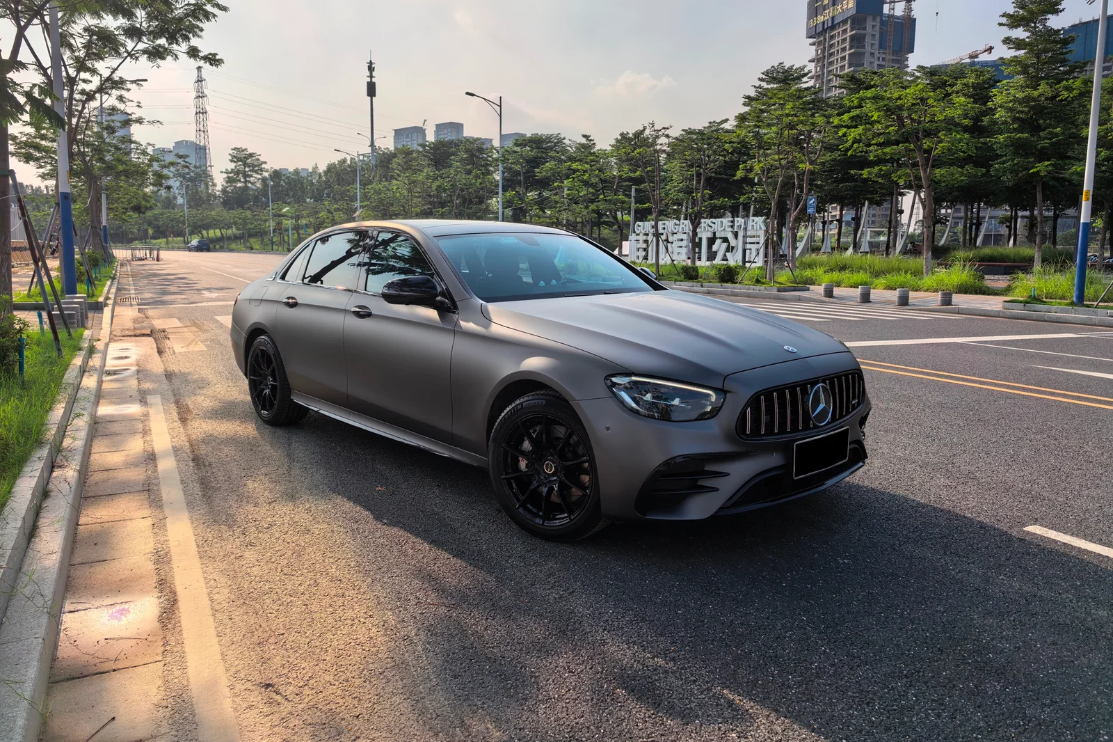 奔驰E300L · FF FK75 轮毂装车实拍，第4张