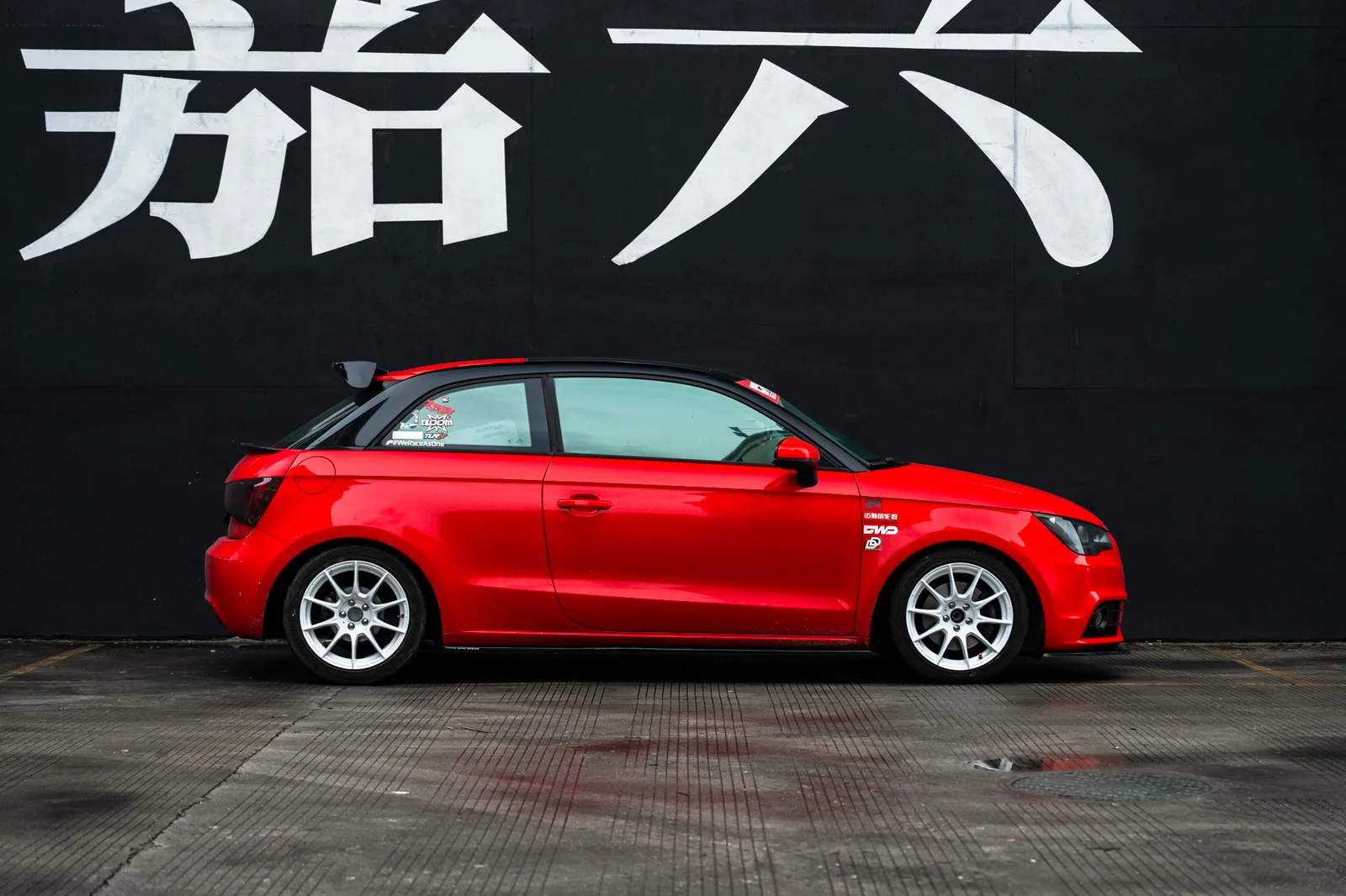 奥迪A1 · FF FK75S 轮毂装车实拍，第1张