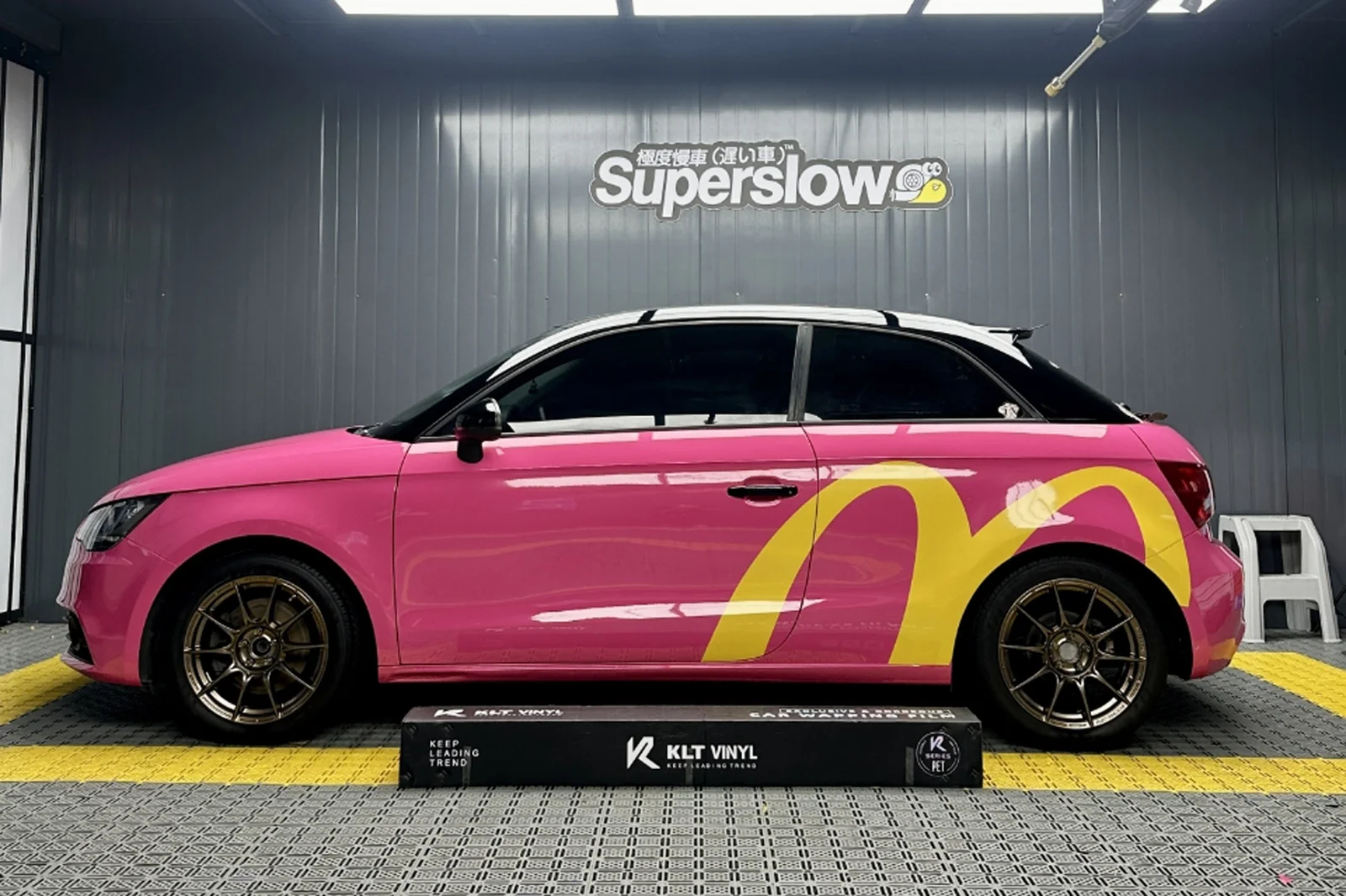奥迪A1搭载MAKSTTON FF FK75S 16寸轮毂实拍图