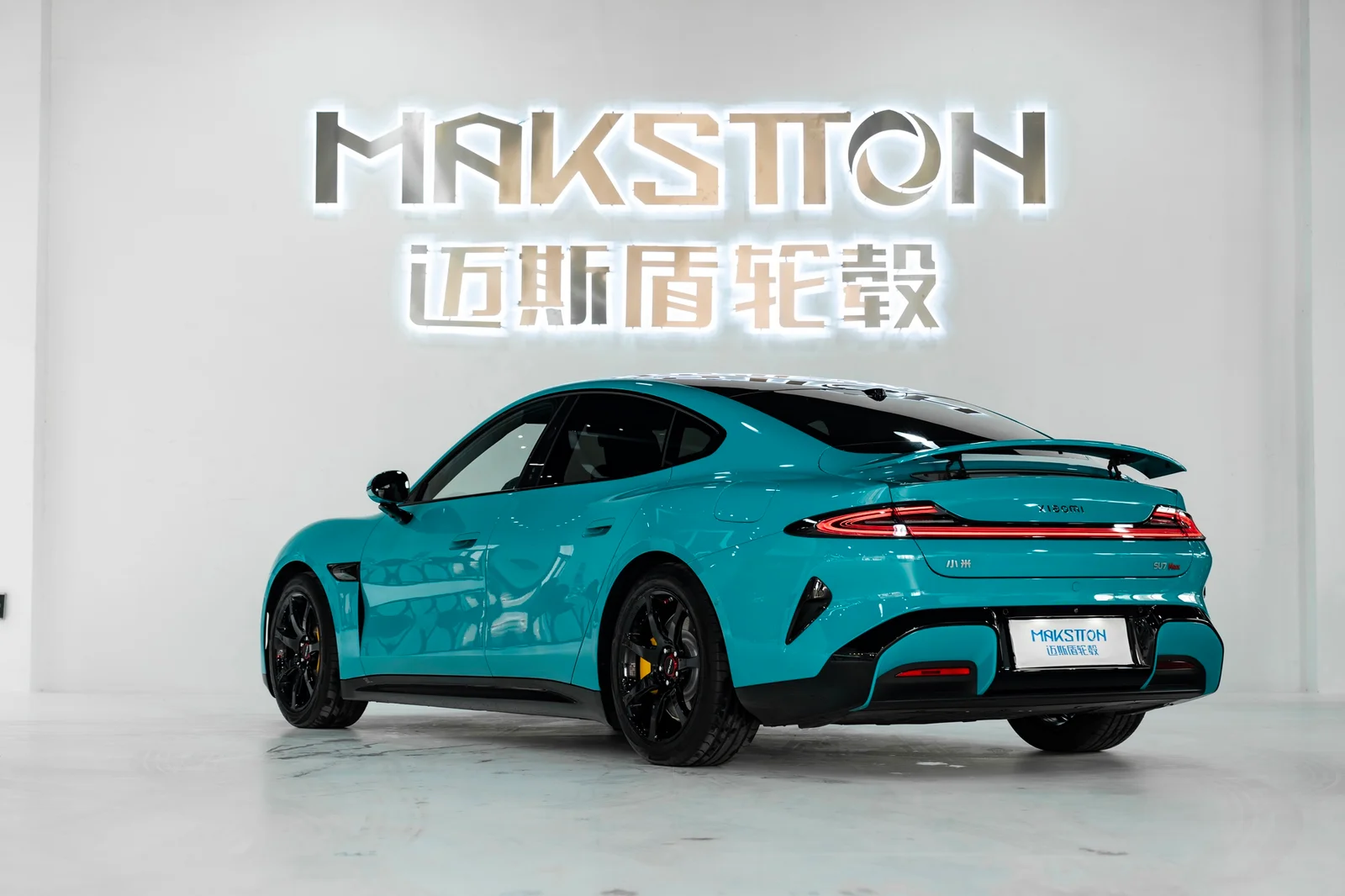小米SU7 · FF MR7 轮毂装车实拍，第3张