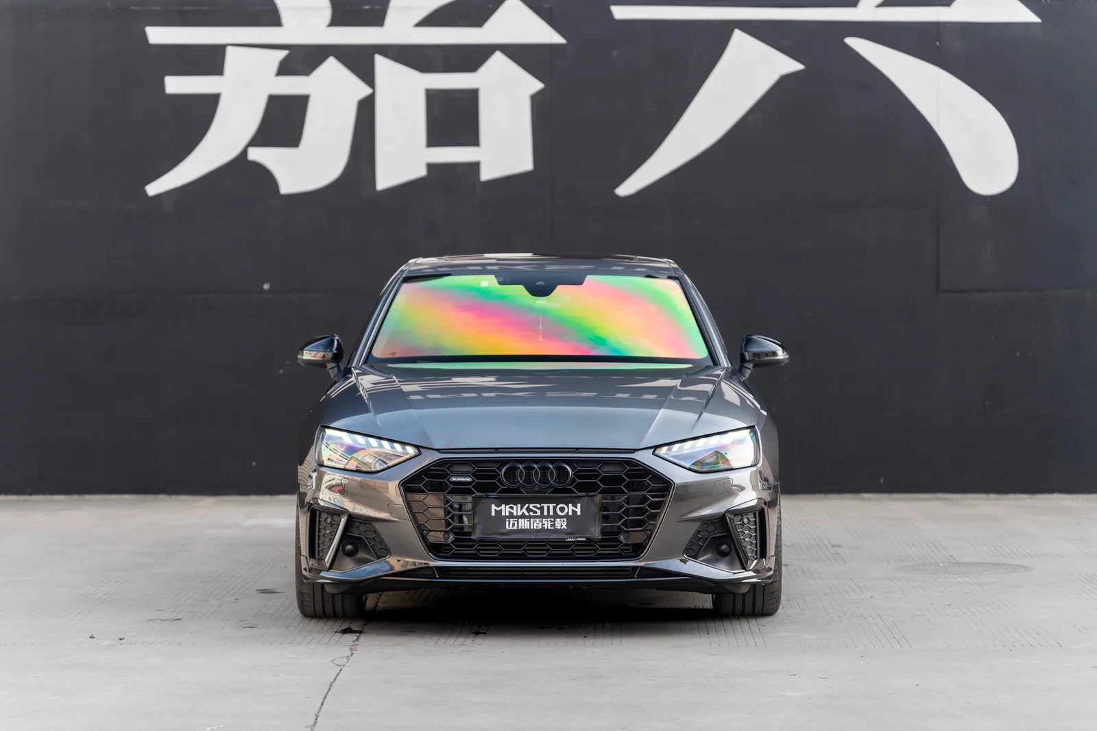 奥迪A4L · FF MR7 轮毂装车实拍，第4张