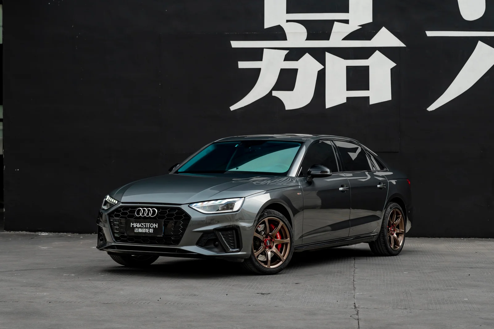 奥迪A4L · FF MR7 轮毂装车实拍，第2张