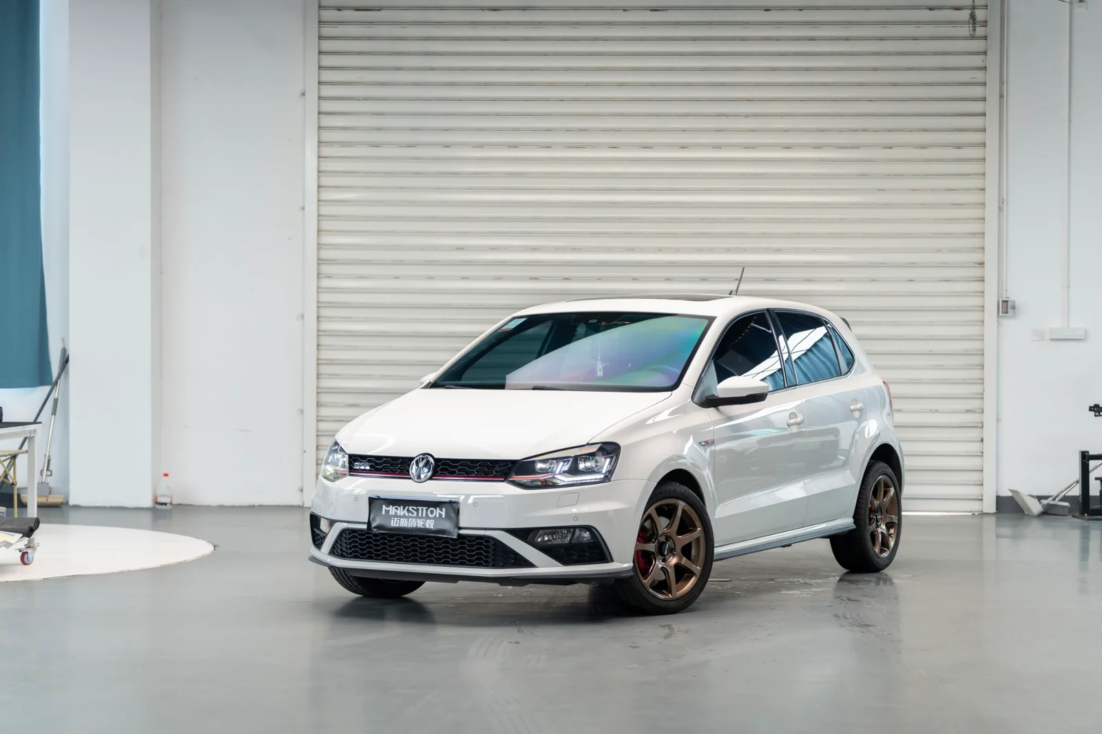 大众Polo GTI · FF MR7S 轮毂装车实拍，第2张