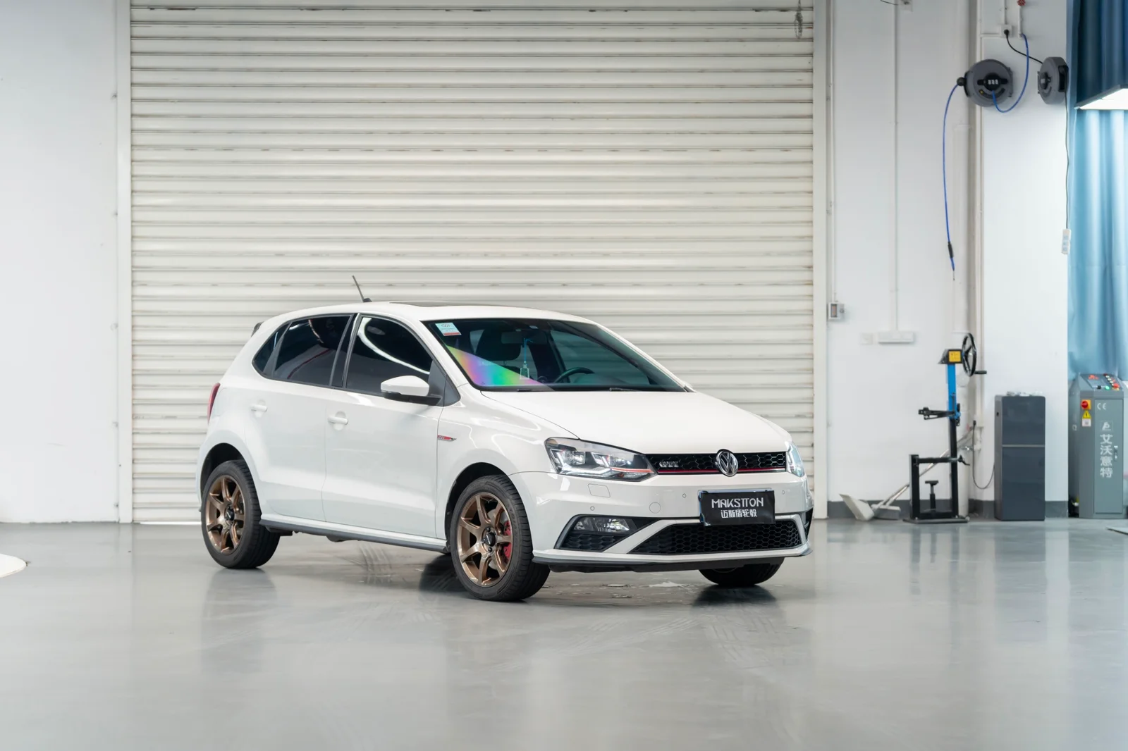 大众Polo GTI · FF MR7S 轮毂装车实拍，第4张