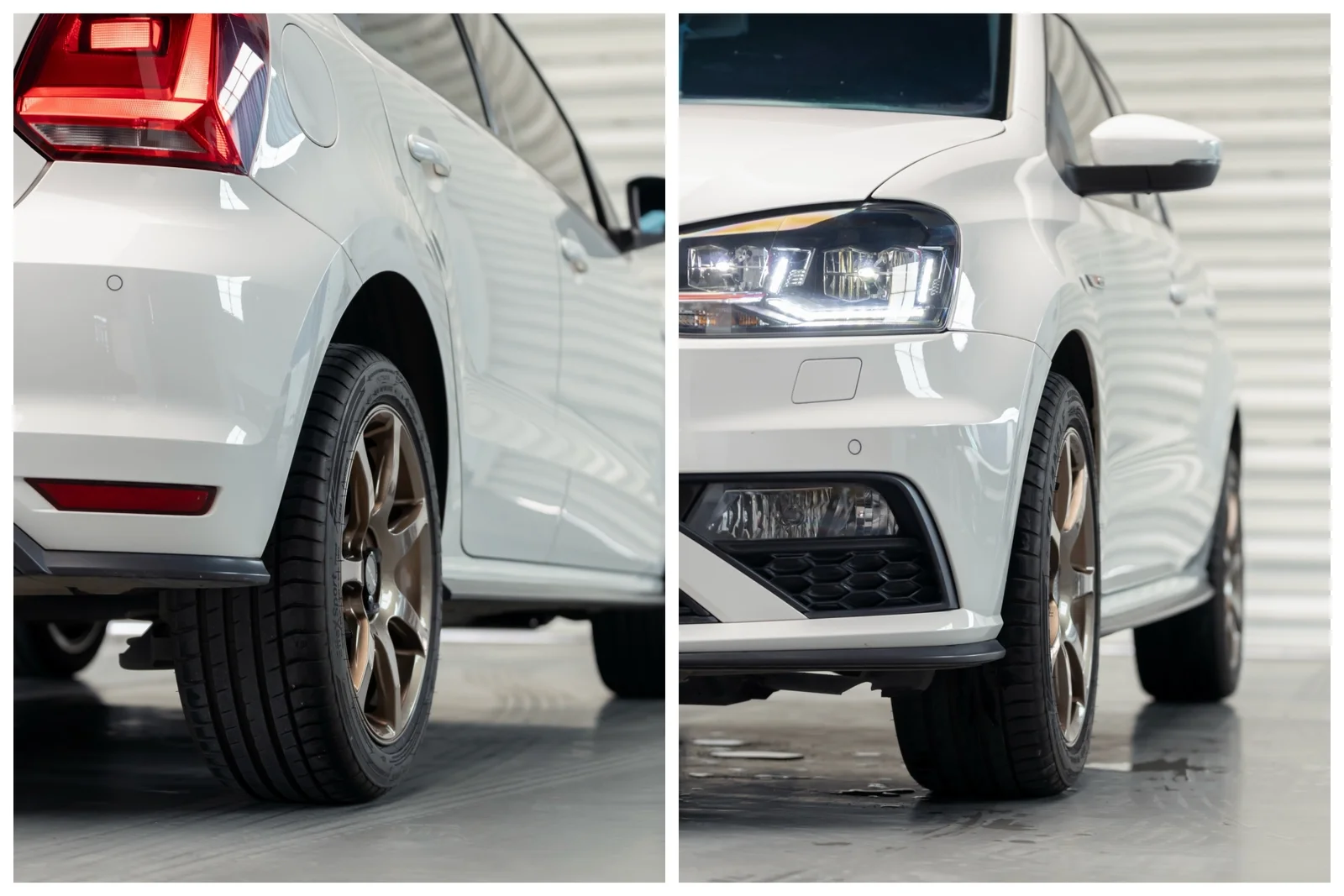 大众Polo GTI · FF MR7S 轮毂装车实拍，第7张
